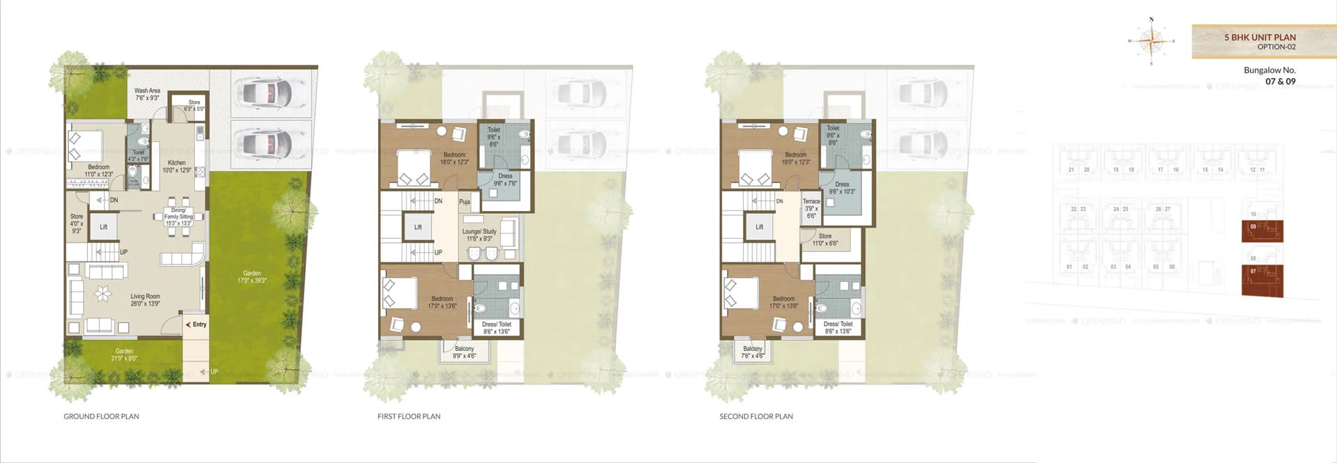 5_BHK_Bungalows_Plan_In_Ahmedabad